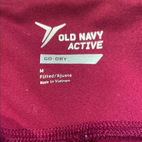 Old Navy Active Women’s Burgundy Leggings, Medium - Picture 4 of 5